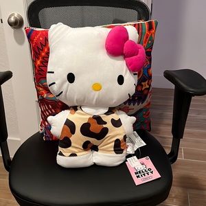Hello Kitty cheetah print Pillow!